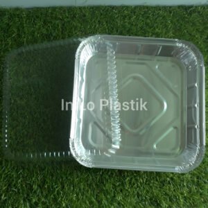 Alumunium Foil Tray + Tutup IniLo Plastik