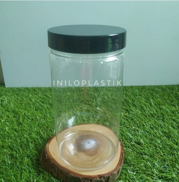 jar 1000ml tutup hitam
