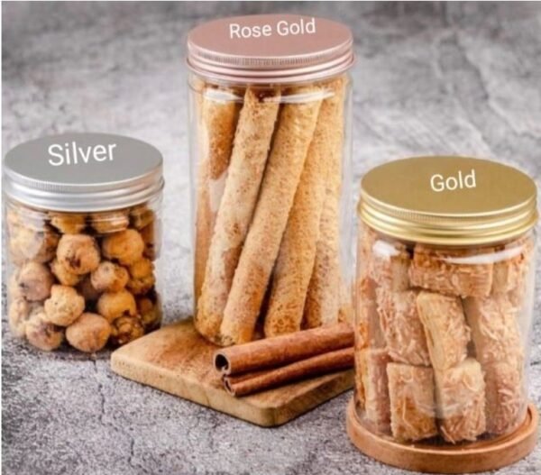 Jar Aluminium Rose Gold, Silver