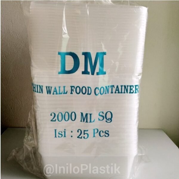 1 pack kemasan Thinwall 2000ml