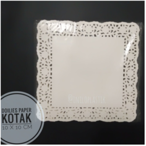 Alas Makan Paper Doilies Kertas Doyleys kotak 25 X 25 Cm