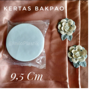 Kertas Alas Bakpau 9,5 cm / Bakpao Paper Diameter 9,5 Cm @1pack