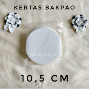 Kertas Alas Bakpau 10,5 cm / Bakpao Paper Diameter 10,5 Cm @1pack