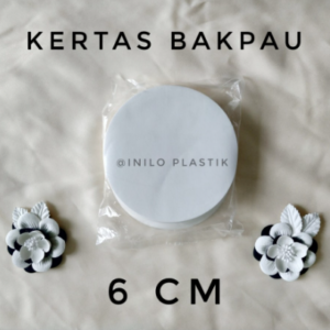 Kertas Alas Mini Bakpau Bulat / Alas Bakpao Ukuran 6 Cm @500 lembar