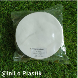 Kertas Alas Bakpau 11 cm / Bakpao Paper Diameter 11 Cm @1pack