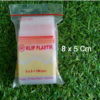 Plastik Klip bening 8x5cm isi 100 pcs