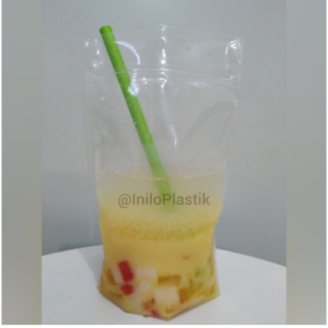 50pcs Standing Pouch Ukuran 16x24 Transparan Plastik Ziplock Bestfresh