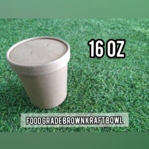 Brown Kraft Bowl 16 Oz