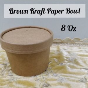 Brown Kraft Paper Bowl 8 Oz