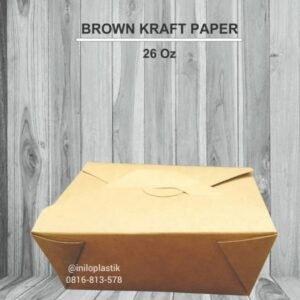 Brown Kraft Box 26 Oz