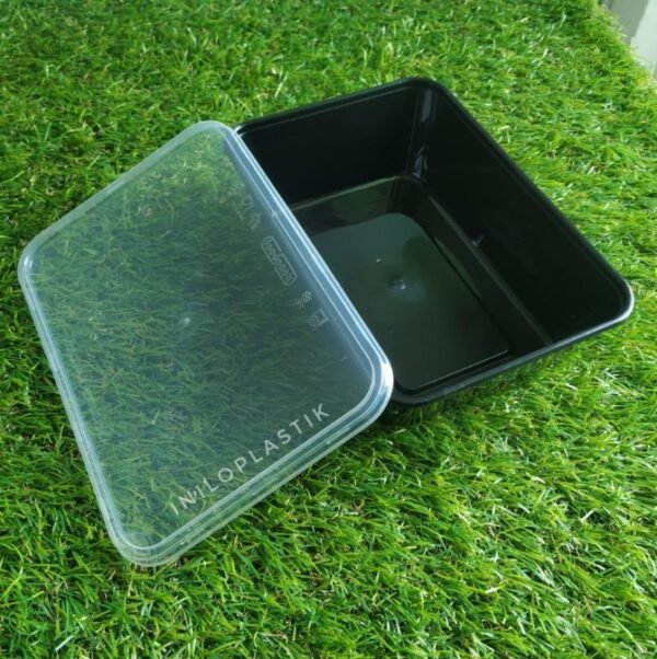 Thinwall Foodpack 740ml - Hitam