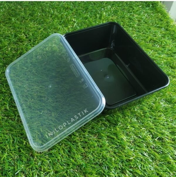 Thinwall Foodpack 740ml Hitam