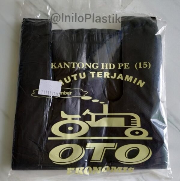 Kantong Plastik Kresek Oto Hitam Ekonomis 15