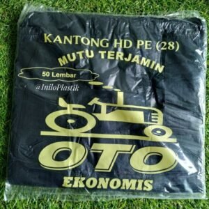 Kantong Plastik Kresek Oto Hitam Ekonomis 28