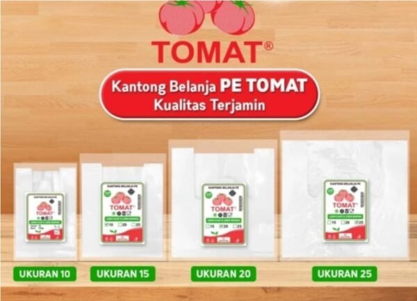 Kantong Plastik tomat PE ukuran sampai 25