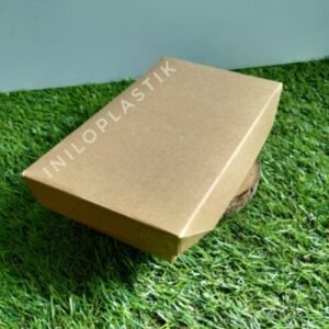 Paper Lunch Box Besar / Paper Box Kertas Ekonomis Size L