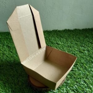 PAPER BOX LUNCH UKURAN SMALL - S - PAPER BOX KERTAS - BOX SIOMAY - SUSHI Spesifikasi : - Ukuran atas : 12 cm x 12,5 cm - Ukuran bawah : 10cm x 10cm - Tinggi : 5 cm - min pembelian 25 pcs Keunggulan : - Food Save / Food Grade - Microwave Save (Tahan Microwave) - Hot Food Friendly (Tahan Panas) - Leak Proof (Anti Bocor)