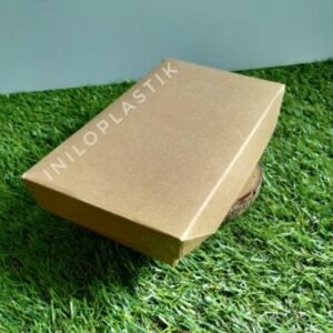 Paper Lunch Box Ukuran L Besar / Paper Box Kertas / Paper Take Away