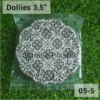 Alas Makan Batik Bulat / Paper Doilies Kertas Doyleys 3,5"