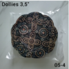 Alas Makan Batik Bulat / Paper Doilies Kertas Doyleys 3,5"