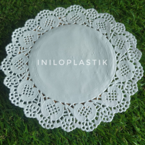 White Paper Doilies Doyleys Bulat Alas Cake 6,5" (16,5cm)