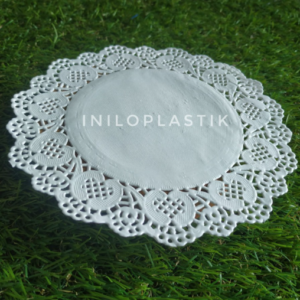 White Paper Doilies Doyleys Bulat Alas Cake 6,5" (16,5cm)