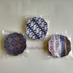 Alas Makan Batik Bulat / Paper Doilies Kertas Doyleys 4,5"