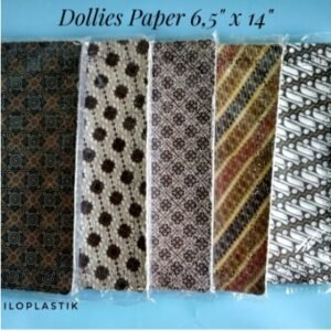 Alas Makan Paper Doilies Kertas Doyleys Batik 6,5 " X 14"