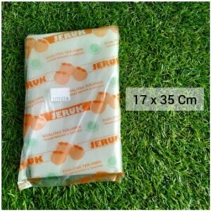 Plastik PE Jeruk 17x35 Cm / Kantong Plastik Bening Jeruk 1,5 kg