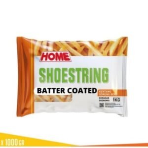 Kentang Home Shoestring Batter Coated 1kg frozen
