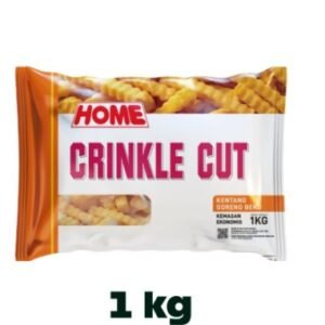 Kentang Home Crinkle Cut 1kg Frozen