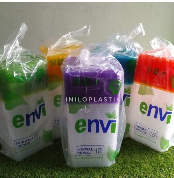 Thinwall Envi Color SQ 1500ml - Par kemasan