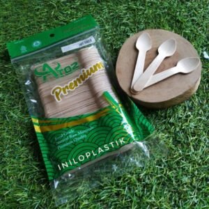 Wooden Dessert Spoon / Sendok Cake