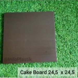 Tatakan Tart Coklat Bulat 24,5x24,5 cm