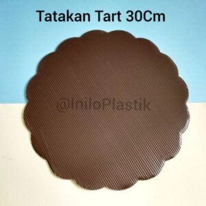 Tatakan Bulat Coklat 30 cm